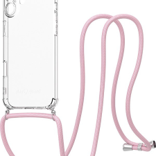 AlzaGuard Luxe Lanyard Case iPhone 16 Plus rózsaszín tok tok és táska