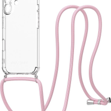 AlzaGuard Luxe Lanyard Case iPhone 16 rózsaszín tok tok és táska