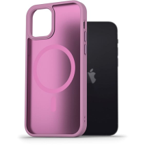 AlzaGuard Matte Case Compatible with Magsafe iPhone 12 / 12 Pro levendula-rózsaszín tok tok és táska