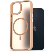AlzaGuard Matte Case Compatible with Magsafe iPhone 13 homoksárga tok tok és táska