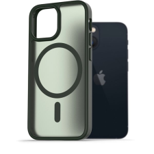 AlzaGuard Matte Case Compatible with Magsafe iPhone 13 mini sötétzöld tok tok és táska