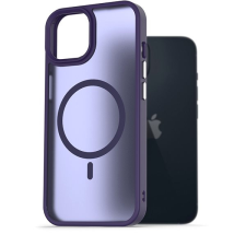 AlzaGuard Matte Case Compatible with Magsafe iPhone 13 sötétlila tok tok és táska