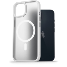 AlzaGuard Matte Case Compatible with Magsafe iPhone 14 fehér tok tok és táska