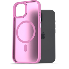 AlzaGuard Matte Case Compatible with Magsafe iPhone 15 levendula-rózsaszín tok tok és táska