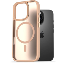 AlzaGuard Matte Case Compatible with Magsafe iPhone 16 Pro homoksárga tok tok és táska