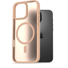 AlzaGuard Matte Case Compatible with Magsafe iPhone 16 Pro Max homoksárga tok tok és táska