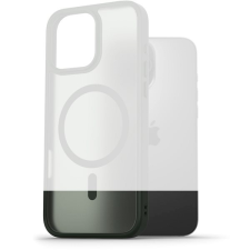 AlzaGuard Matte Case Compatible with Magsafe iPhone 16 Pro Max sötétzöld tok tok és táska