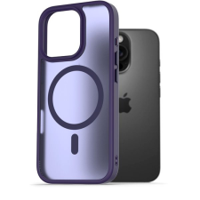 AlzaGuard Matte Case Compatible with Magsafe iPhone 16 Pro sötétlila tok tok és táska