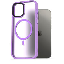 AlzaGuard Matte Case iPhone 12/12 Pro MagSafe világoslila tok tok és táska