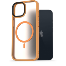 AlzaGuard Matte Case iPhone 13 MagSafe sárga tok (AGD-PCMM42Y) tok és táska