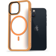 AlzaGuard Matte Case iPhone 13 Mini MagSafe sárga tok (AGD-PCMM36Y) tok és táska