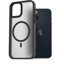 AlzaGuard Matte Case iPhone 14 MagSafe fekete tok (AGD-PCMM43B) tok és táska