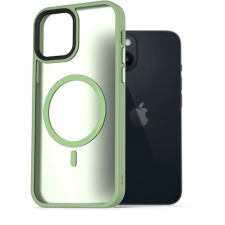 AlzaGuard Matte Case iPhone 14 MagSafe zöld tok tok és táska