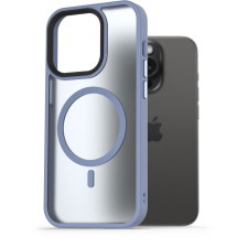 AlzaGuard Matte Case iPhone 15 Pro MagSafe világoskék tok (AGD-PCMM16SL) tok és táska