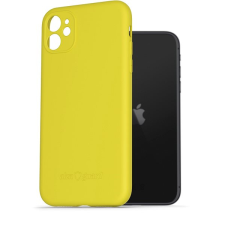 AlzaGuard Matte iPhone 11 sárga TPU tok tok és táska