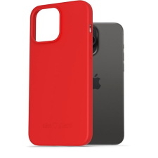 AlzaGuard Matte iPhone 15 Pro Max piros TPU tok tok és táska