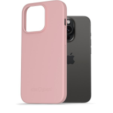 AlzaGuard Matte iPhone 15 Pro rózsaszín TPU tok tok és táska