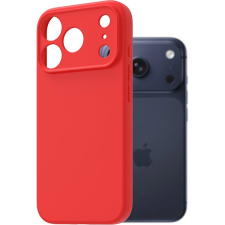 AlzaGuard Matte TPU iPhone 17 Pro piros tok tok és táska