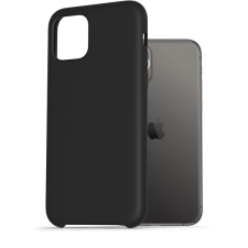 AlzaGuard Premium Liquid Silicon Case iPhone 11 Pro fekete tok tok és táska