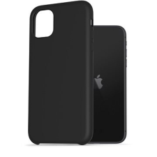 AlzaGuard Premium Liquid Silicon iPhone 11 - fekete tok és táska