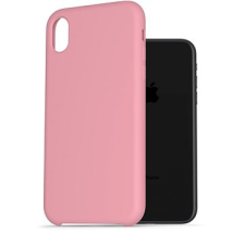 AlzaGuard Premium Liquid Silicon iPhone Xr - rózsaszín tok és táska