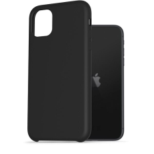 AlzaGuard Premium Liquid Silicone Case iPhone 11 fekete tok tok és táska