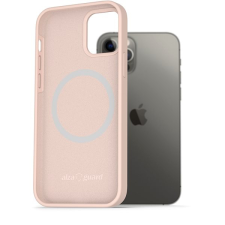 AlzaGuard Silicone Case Compatible with Magsafe iPhone 12/12 Pro rózsaszín tok tok és táska