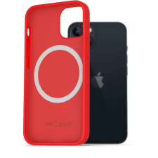 AlzaGuard Silicone Case Compatible with Magsafe iPhone 13 piros tok tok és táska