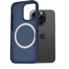 AlzaGuard Silicone Case Compatible with Magsafe iPhone 15 Pro kék tok tok és táska