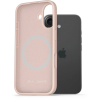 AlzaGuard Silicone Case Compatible with Magsafe iPhone 16e rózsaszín tok
