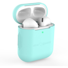  AlzaGuard Skinny Silicone Case Airpods 1. és 2. generáció, zöld (AGD-ACSS1E) fülhallgató, fejhallgató tok