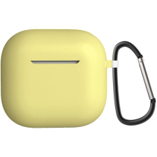 AlzaGuard Skinny Silicone Case Airpods 4 sárga tok fülhallgató, fejhallgató tok