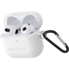 AlzaGuard Skinny Silicone Case Airpods tok 2021 fehér fülhallgató, fejhallgató tok