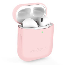 AlzaGuard Skinny szilikon tok az Airpods 1. és 2. generációs rózsaszínhez audió kellék