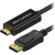 AlzaPower Core DisplayPort (M), HDMI 4K (M), 2 m, fekete (APW-CBDPHD420B)