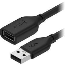 AlzaPower Core USB-A (M) to USB-A (F) 2.0, 3 m fekete kábel és adapter