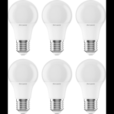AlzaPower LED 9-60W, E27, 2700K, set, 6db (APW-LBA27-92700KM6) izzó