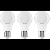AlzaPower LED 9-60W, E27, 4000K, set, 3db (APW-LBA27-94000KM3)