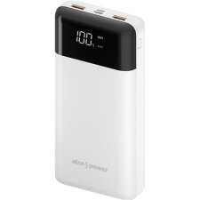 AlzaPower Parade 30000 mAh Power Delivery (20 W) - fehér power bank