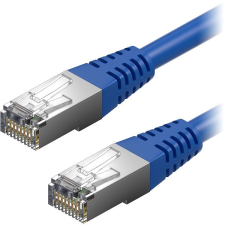 AlzaPower Patch CAT5E FTP 5 m, kék kábel és adapter