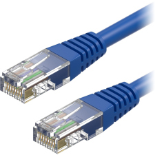 AlzaPower Patch CAT5E UTP 1m, kék (APW-CBP5EU0010L) kábel és adapter