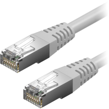 AlzaPower Patch CAT6 FTP 20m, szürke kábel és adapter