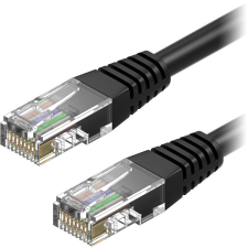 AlzaPower Patch CAT6 UTP 40m - fekete kábel és adapter