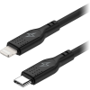 AlzaPower SilkCore USB-C to Lightning MFi, 1m - fekete (APW-CBSCMFI9401B)