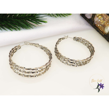  Amália Gold Filled karika fülbevaló-ródium fülbevaló