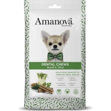 AmaNova Dog GF Snacks Dental Chews Small/Mini Vegan 110 g jutalomfalat kutyáknak