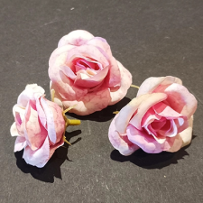 Amarilis Hungary Rózsafej 5cm rózsaszín dekorációs kellék