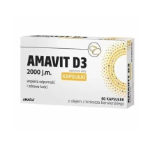  Amavit D3 2000 NE - Immunitáserősítő Nagy Dózisú D3 Vitamin 60 tabletta vitamin és táplálékkiegészítő