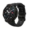 Amazfit T-Rex 3 Pro okosóra szilikon szíj, 10 ATM, FEKETE