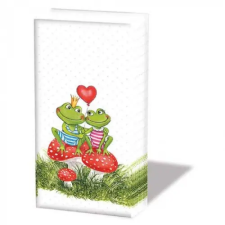  AMB.12218180 Frogs in love papírzsebkendő 10db-os papírárú, csomagoló és tárolóeszköz